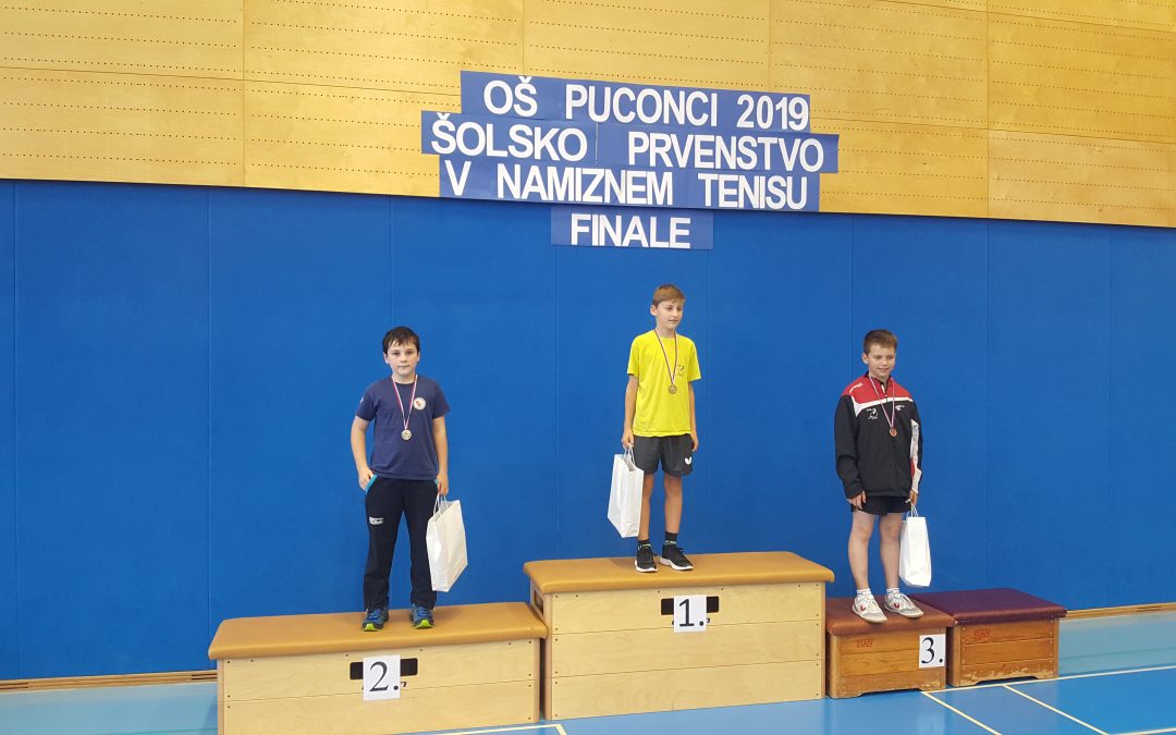 Finale državnega tekmovanja v namiznem tenisu