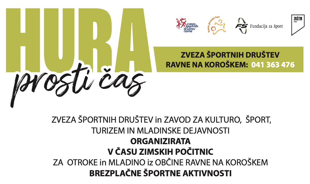 Aktivnosti v času zimskih počitnic na Ravnah